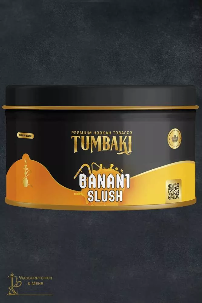 Tumbaki Premium Hookah Tobacco Banana1 Slush - 200g