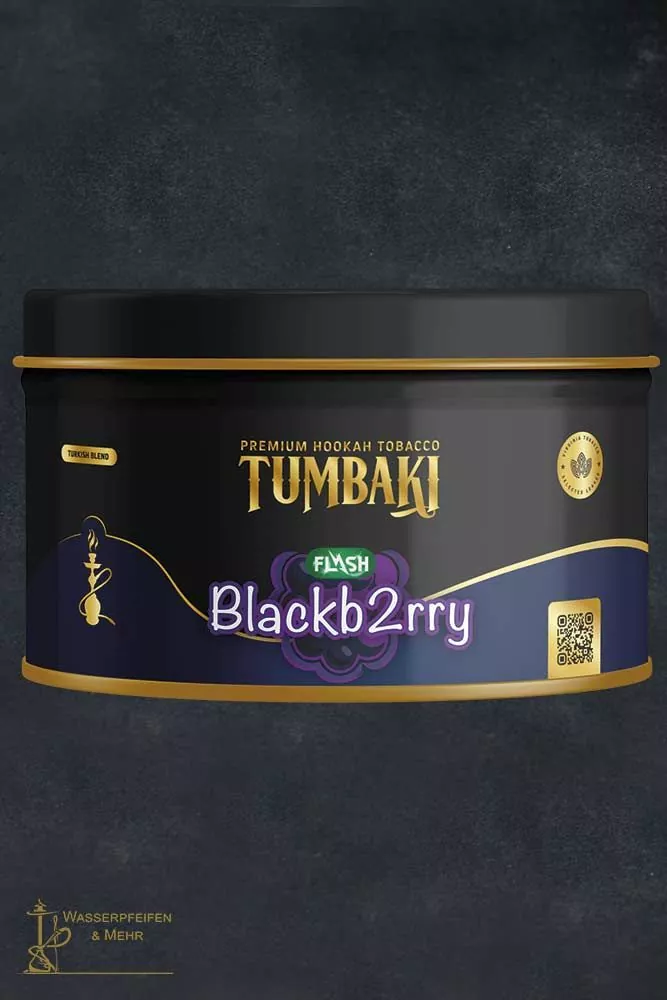 Tumbaki Premium Hookah Tobacco Blackb2rry FLASH - 200g