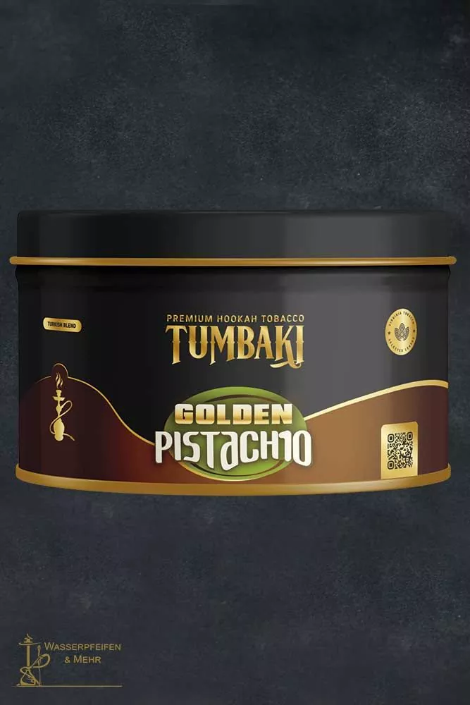 Tumbaki Hookah Tobacco Golden Pistach1o 200g