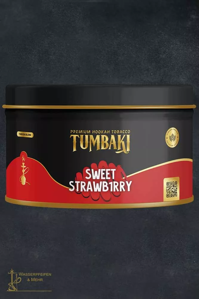 Tumbaki Premium Hookah Tobacco Sweet Strawb1rry - 200g