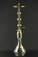 Syrian hookah #2 with bohemian crystal glass Bowl Clear